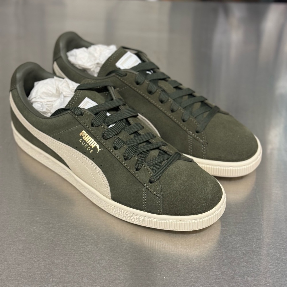 Puma Suede Classic olive night-birch new in original box - Picture 2 of 4